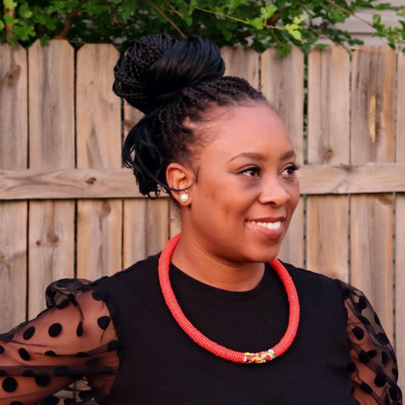 Mambokadzi Beaded Tube Necklace - Picture 6 of 9